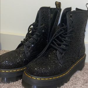 Dr. Marten jadon glitter boots